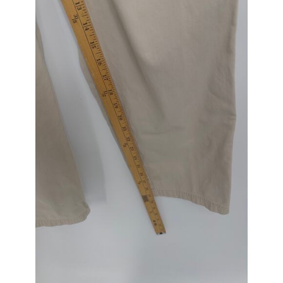 Revolt Women's M Juniors Baggy Straight Leg Twill Khaki/Beige Overalls - Picture 2 of 7